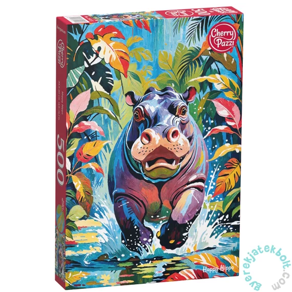 CherryPazzi 500 db-os puzzle - Happy Hippo (20272)