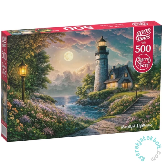 CherryPazzi 500 db-os puzzle - Moonlight Lighthouse (20074)