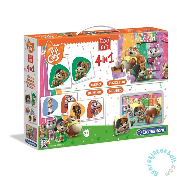 Clementoni 4 az 1-ben játékgyűjtemény - 44 Csacska macska (18047)