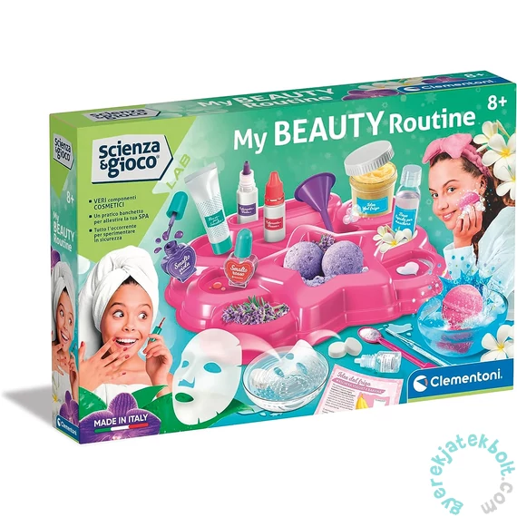 Clementoni - My Beauty Routine szépségápolási játékszett