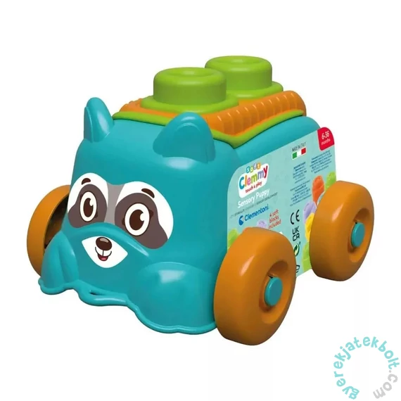 Clementoni - Clemmy Baby Készségfejlesztő mosómedve (17904)