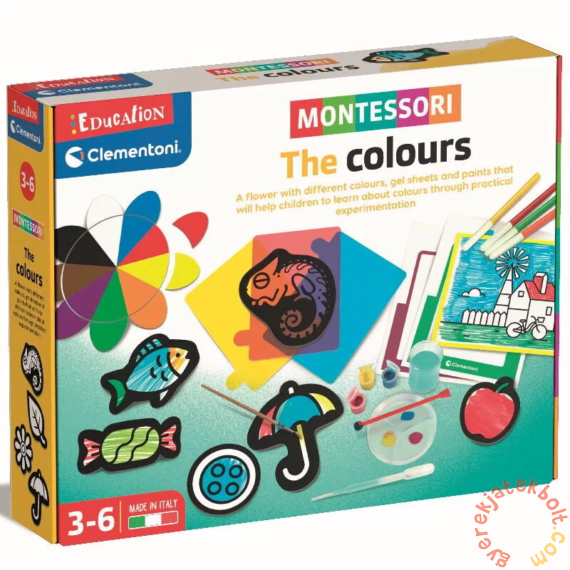 Clementoni Montessori - Fedezd fel a színeket játékszett (50222)