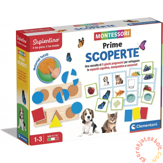 Clementoni Montessori - Fedezd fel a formákat játékszett (50224)