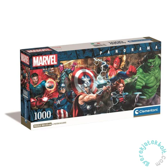 Clementoni 1000 db-os Panoráma puzzle - Marvel (39877)