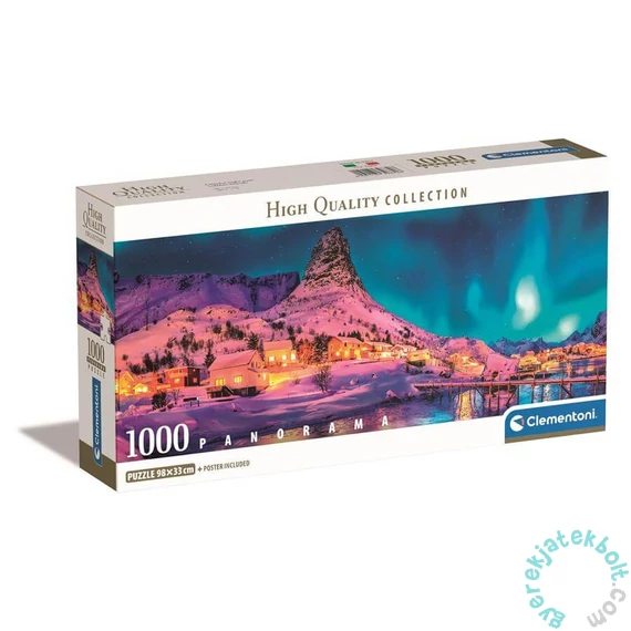 Clementoni 1000 db-os Panoráma puzzle - Téli éjszaka (39870)