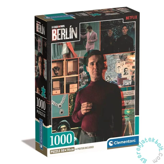 Clementoni 1000 db-os puzzle - Netflix Berlin (39849)