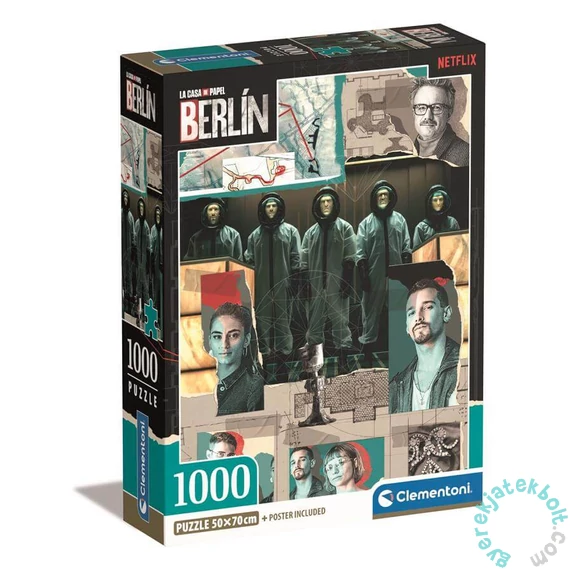 Clementoni 1000 db-os puzzle - Netflix Berlin - A csapat (39848)