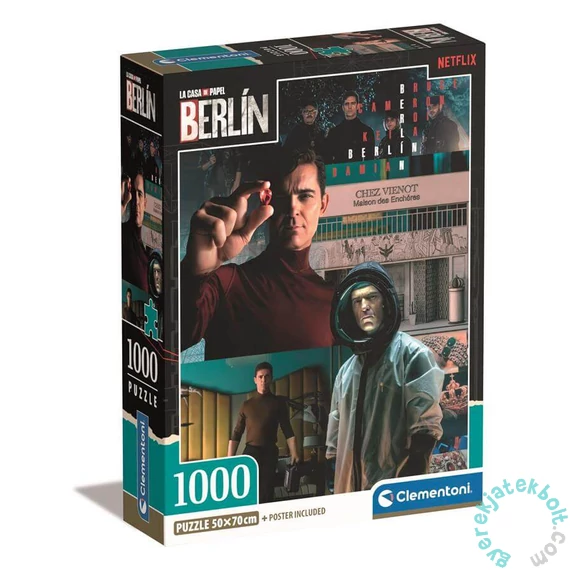 Clementoni 1000 db-os puzzle - Netflix Berlin - A rablás (39850)