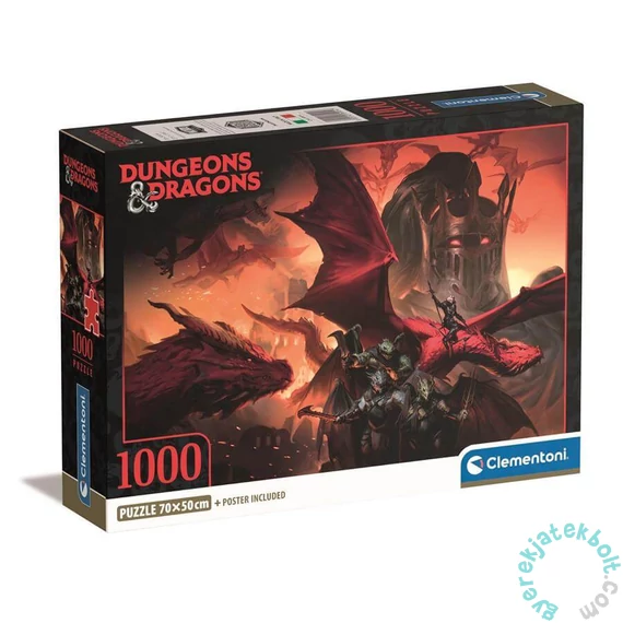 Clementoni 1000 db-os puzzle - Dungeons & Dragons (39914)