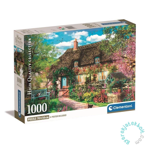 Clementoni 1000 db-os puzzle - High Quality Collection - A régi házikó (39908)