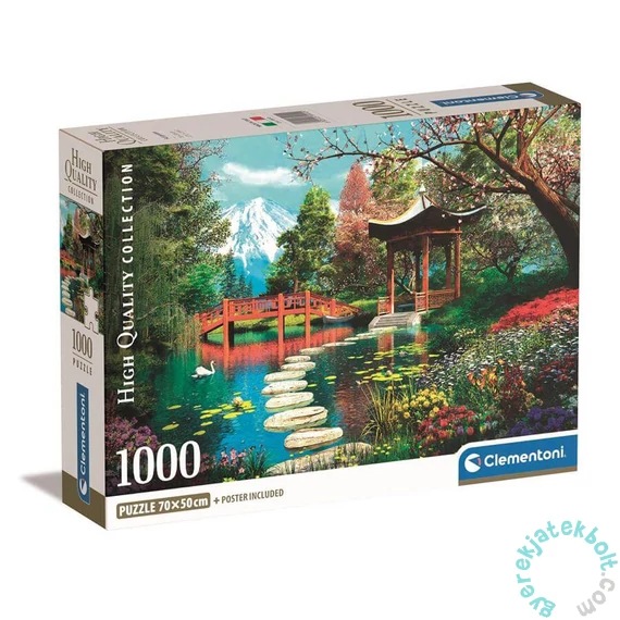 Clementoni 1000 db-os puzzle - High Quality Collection - Fuji garden (39910)