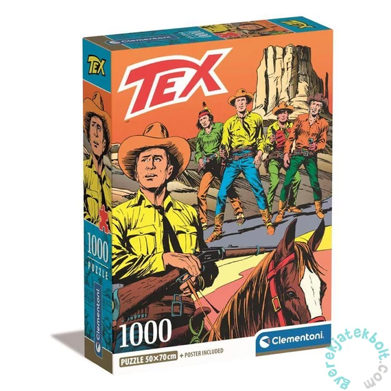 Clementoni 1000 db-os puzzle - High Quality Collection - Tex (39840)