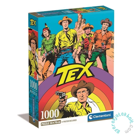 Clementoni 1000 db-os puzzle - High Quality Collection - Tex (39841)