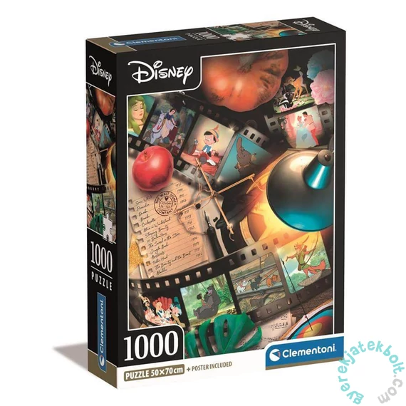 Clementoni 1000 db-os puzzle  COMPACT puzzle - Disney Klasszikus filmek (39810)