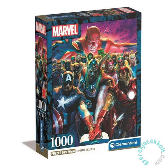 Clementoni 1000 db-os puzzle - Marvel Avengers (39915)