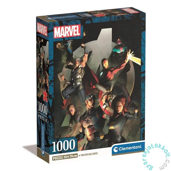 Clementoni 1000 db-os puzzle - Marvel - Bosszúállók (39809)