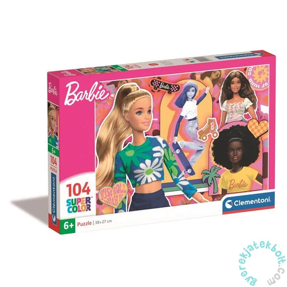 Clementoni 104 db-os Szuper Színes puzzle - Barbie (25753)