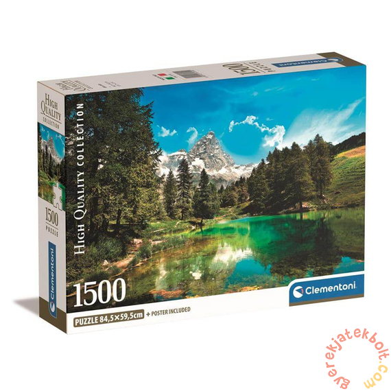 Clementoni 1500 db-os puzzle  COMPACT puzzle - Égszínkék tó (31720)