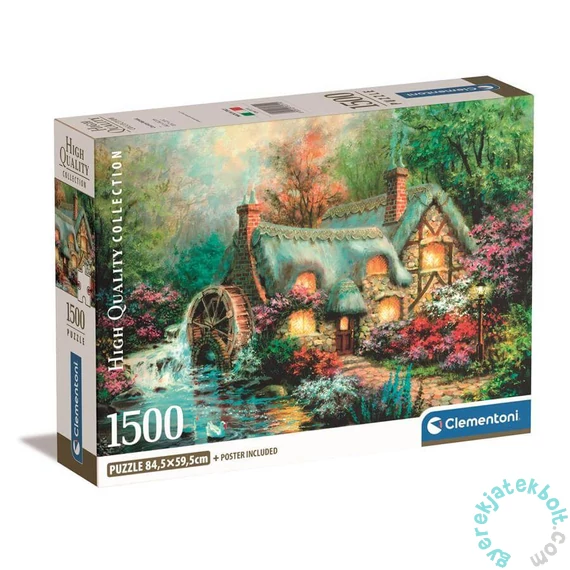 Clementoni 1500 db-os puzzle - High Quality Collection - Erdei faház (31711)