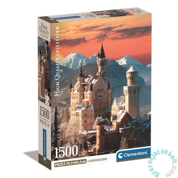 Clementoni 1500 db-os puzzle - Neuschwastein (31716)