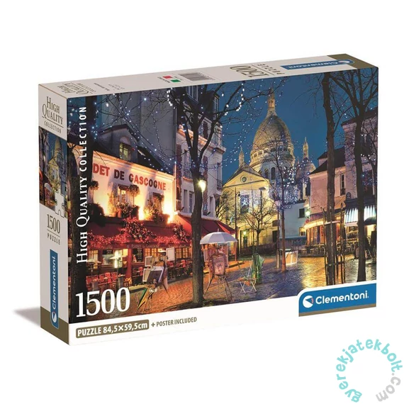 Clementoni 1500 db-os puzzle  COMPACT puzzle - Párizs (31709)