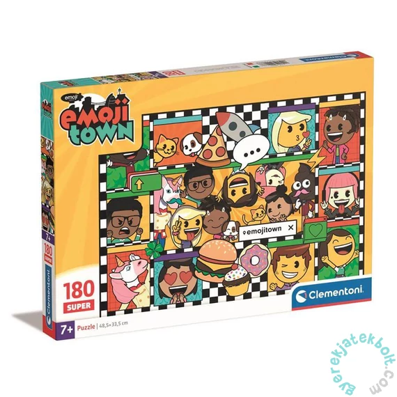 Clementoni 180 db-os puzzle  - Emoji Town (29066)