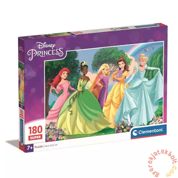 Clementoni 180 db-os Szuper Színes  puzzle - Disney Princess - Hercegnők (29787)