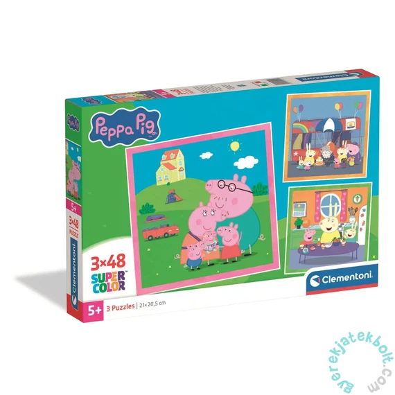 Clementoni 3x48 db-os puzzle - Peppa malac (25001)