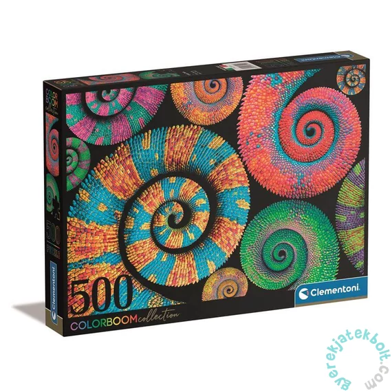 Clementoni 500 db-os puzzle - ColorBoom Collection - Színes kaméleonok (35519)