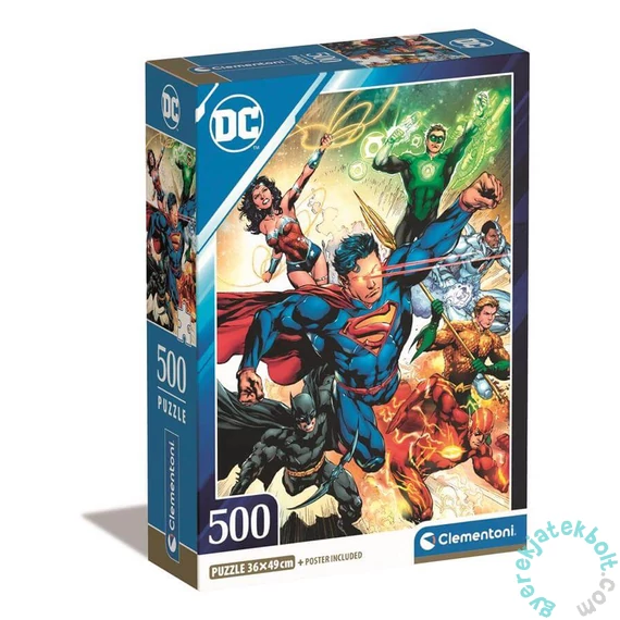 Clementoni 500 db-os puzzle - High Quality Collection - DC comics (35531)