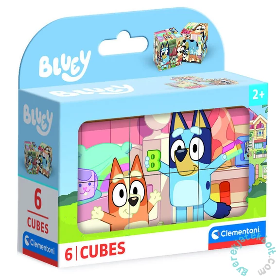 Clementoni 6 db-os mesekocka - Bluey (40662)