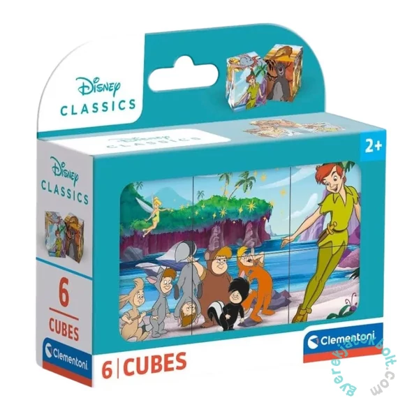 Clementoni 6 db-os mesekocka - Disney Classic (40657)