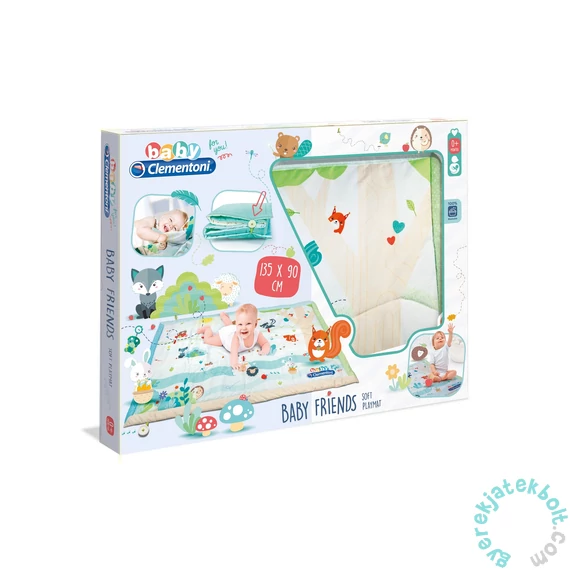 Clementoni Baby Puha játszószőnyeg 135 x 90 cm