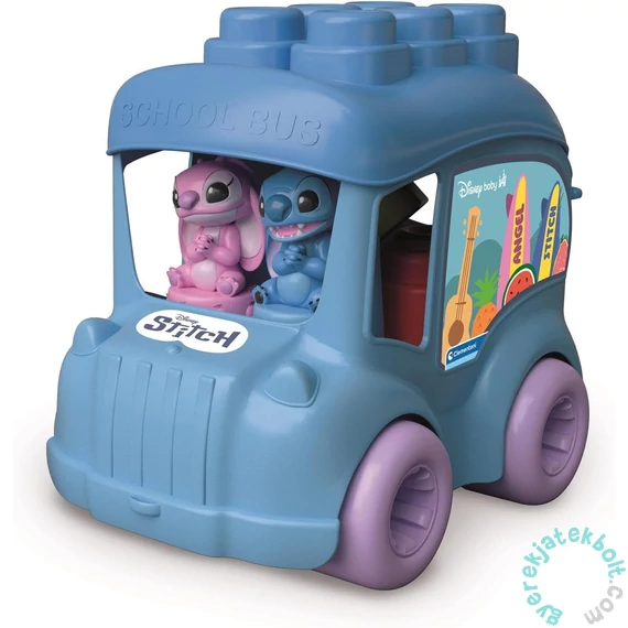 Clementoni - Clemmy Baby Disney Stitch busz figurákkal (17974)
