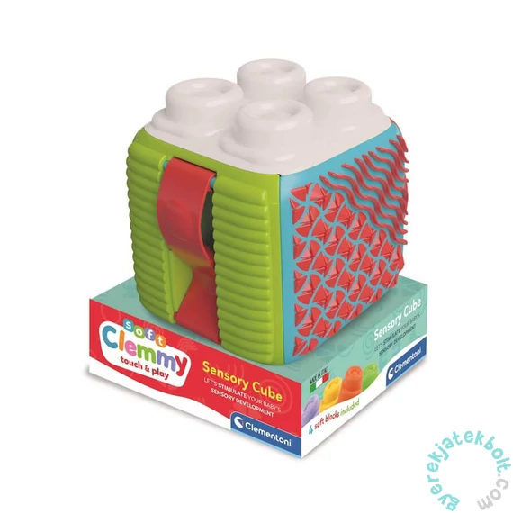 Clementoni - Clemmy Baby Készségfejlesztő puha kocka (17902)