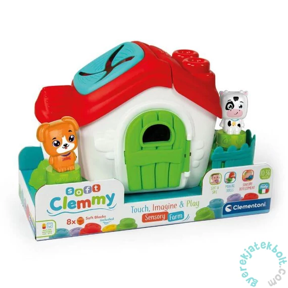 Clementoni - Clemmy érzékelést fejlesztő farmos játékkészlet (17767)