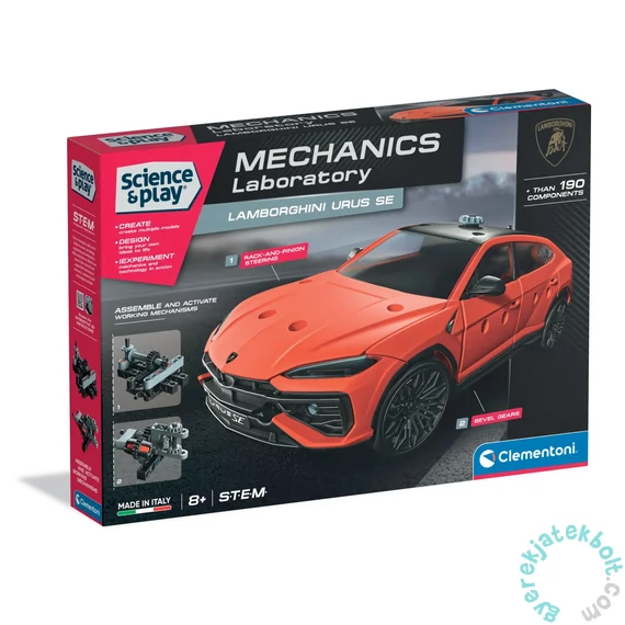 Clementoni - Mechanikai labor - Lamborghini Urus építőkészlet (75129)