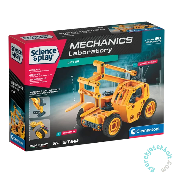 Clementoni - Mechanikai labor - Targonca építőkészlet (75133)