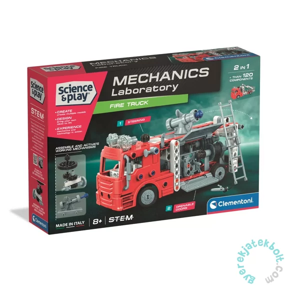 Clementoni - Mechanikai labor - Tűzoltó építőkészlet (75134)