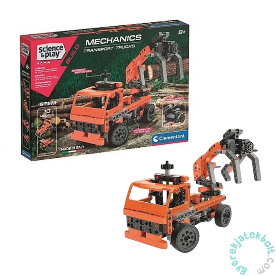 Clementoni - Science &amp; Play - Build - Teherautó építőjáték szett (50816)
