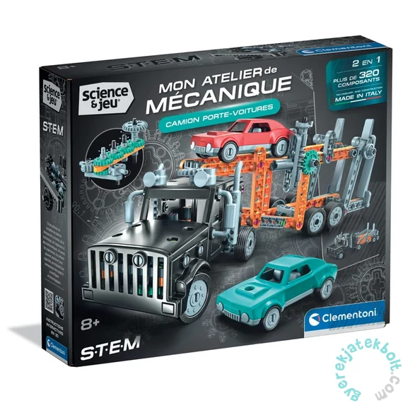 Clementoni - Science & Play - Mechanikai labor - Supercar Transporter (75164)