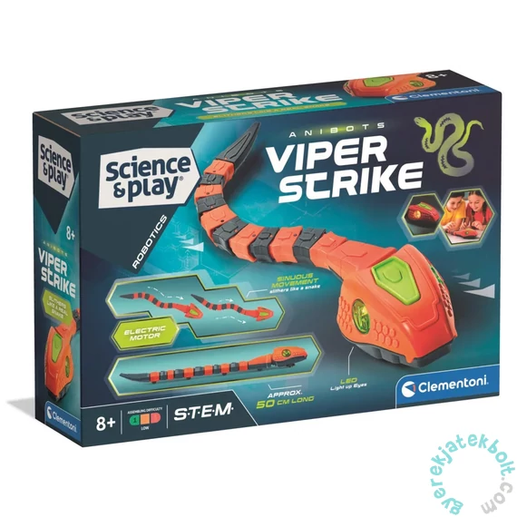 Clementoni - Science & Play - Mechanikai labor - Viper Robot kígyó (75161)