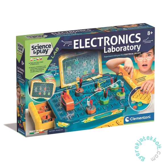 Clementoni - Tudomány és játék - Elektronikai Labor - Áramkörök készlet (50218)