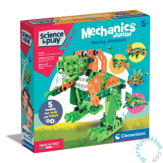 Clementoni - Tudomány és játék - Mechanikai Laboratórium Junior - Dínók