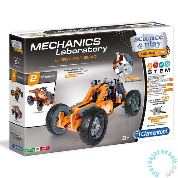 Clementoni - Tudomány és játék - Mechanikus Műhely - Buggy és quad