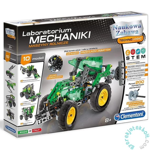 Clementoni - Tudomány és játék - Mechanikus Műhely - Mezőgazdasági gépek