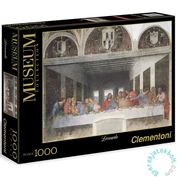 Clementoni 1000 db-os puzzle Museum Collection - Da Vinci - Az utolsó vacsora (31447)
