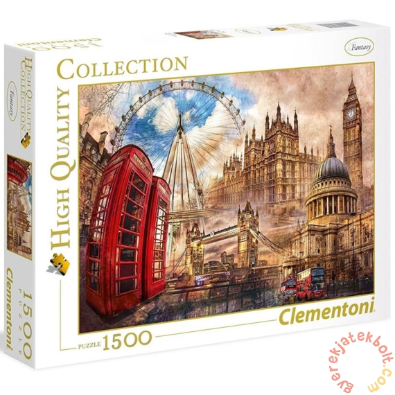 Clementoni 1500 db-os puzzle - Londoni nosztalgia (31807)