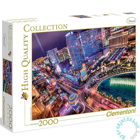 Clementoni 2000 db-os puzzle - Las Vegas (32555)