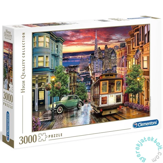 Clementoni 3000 db-os puzzle - San Francisco (33547)